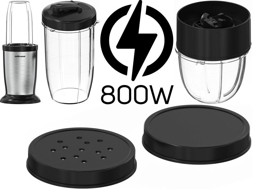 Mellerware Nutriblast 800W Stainless Steel Personal Blender