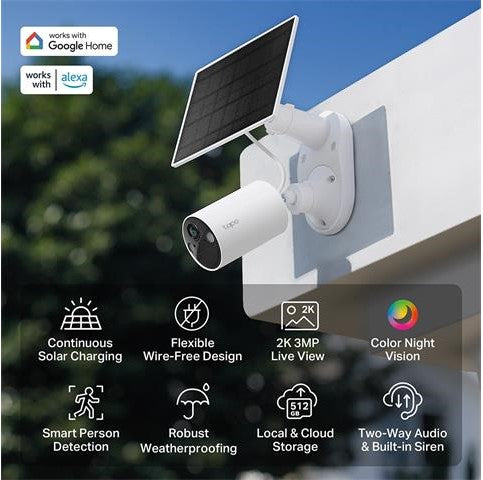 TP Link Tapo Solar-Powered Security Camera Kit