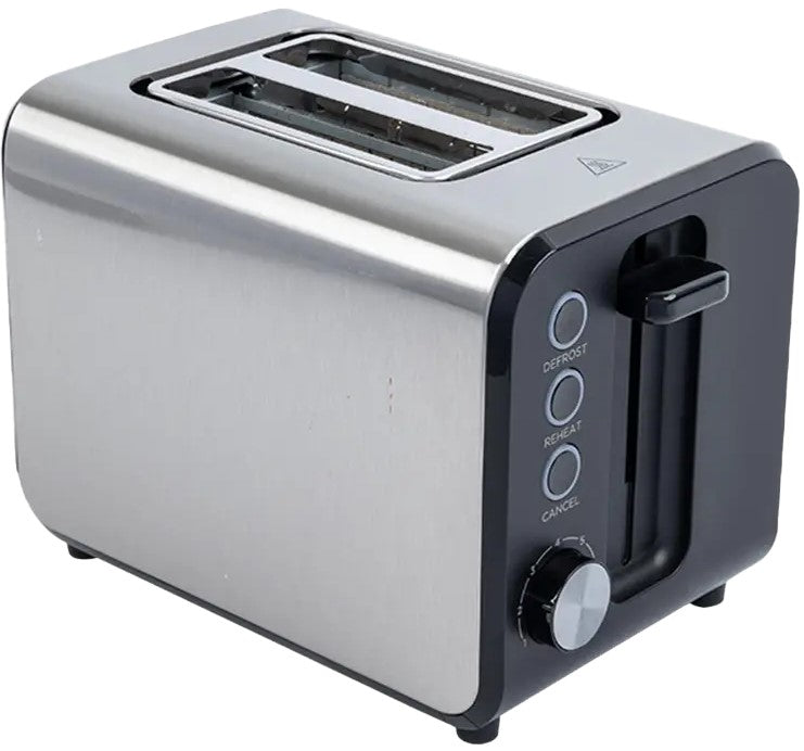 Midea Deluxe Stainless Kettle and 2 Slice Toaster Breakfast Pack