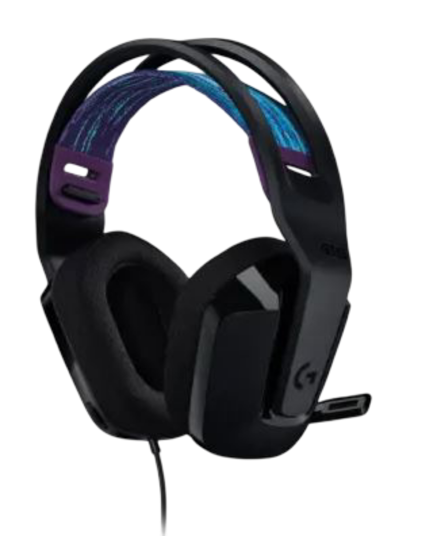 Logitech 3.5mm G335 Wired Gaming Headset - Black