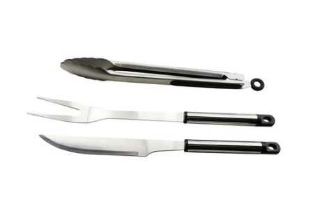 Alva 3-Piece Stainless Steel BBQ Tool Set