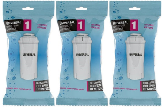 Feelive 3 Pack Aqua Optima Universal Water Filter