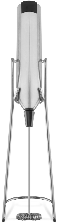 Mellerware Battery Operated Stainless Steel Brushed Milk Frother