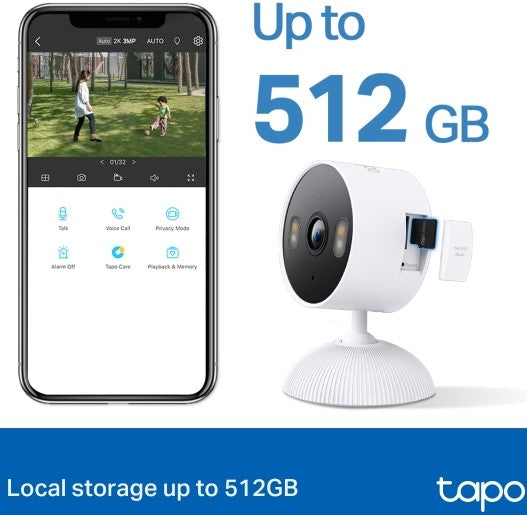 TP Link Tapo Indoor or Outdoor WiFi Home Security Camera