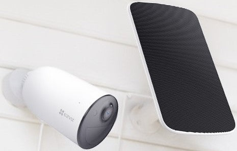 Ezviz CB3 Smart Home Battery Camera And Solar Panel Kit