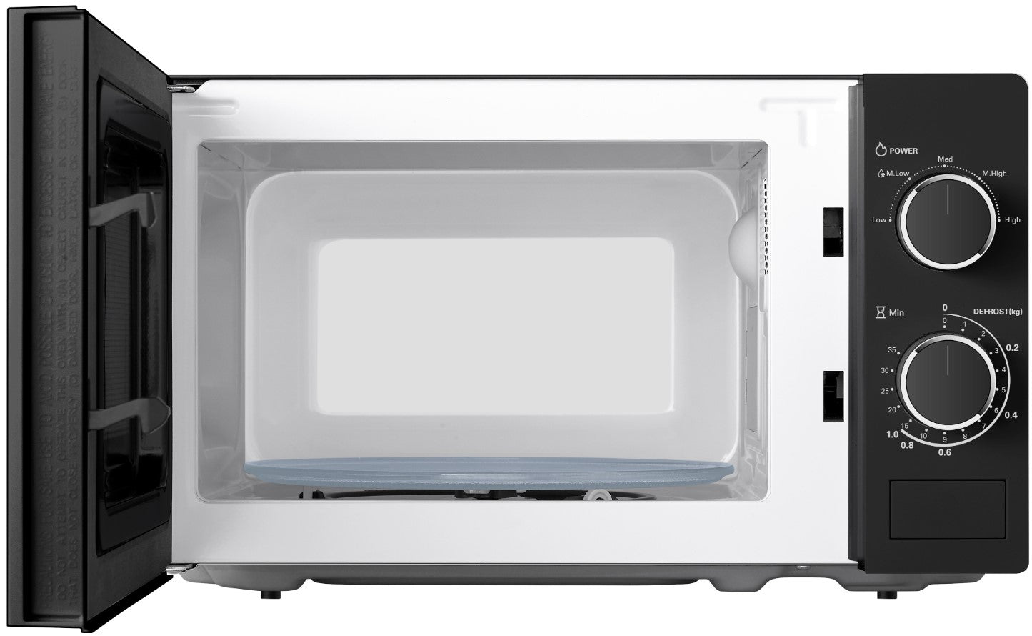 Hisense 20 Litre Matte Black Manual Microwave Oven